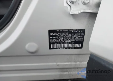 2020 Subaru Forester Premium z USA, uszkodzony, nr VIN JF2SKAJC8LH474397